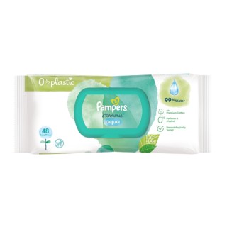 Pampers Harmonia Vochtige doekjes Aqua 48 stuks