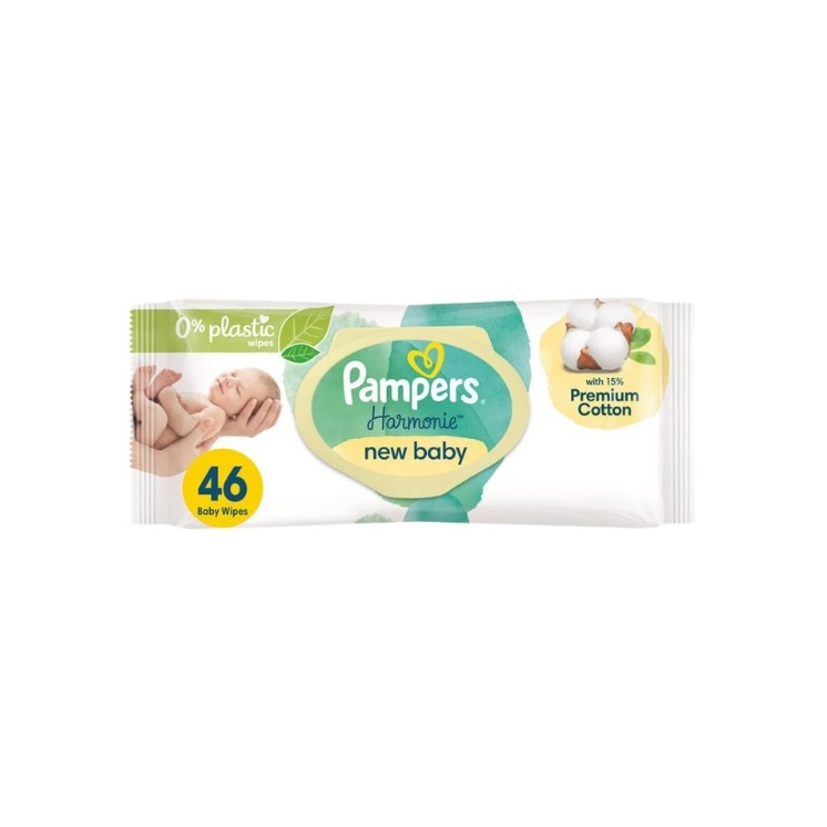 Pampers Harmonia New Baby Wet Wipes 46 pcs.