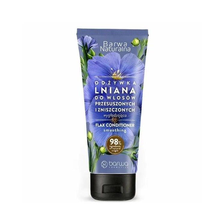 Barwa Naturalna для жирного та пошкодженого волосся Linen (тюбик) 200 мл