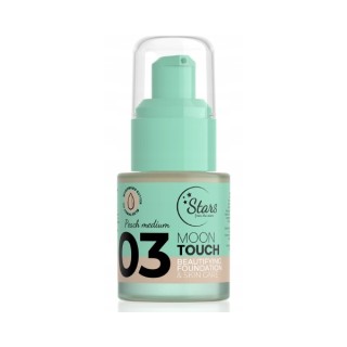 Тональний крем Stars from the stars MOON TOUCH , що прикрашає та доглядає, 03 Peach Medium 25 г