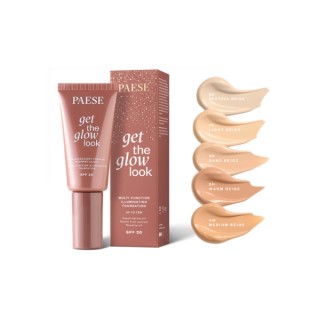 Багатофункціональний освітлювальний тональний крем Paese Get The Glow Look /3N/ Warm Rose Beige 30 мл