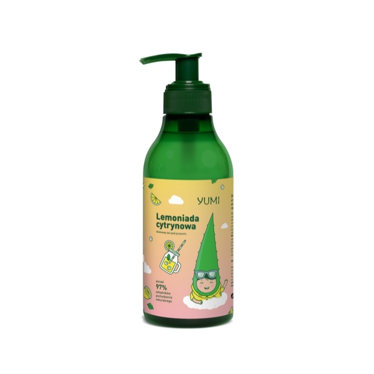 Гель для душу Yumi Aloe з лимоном та алое вера 400 мл