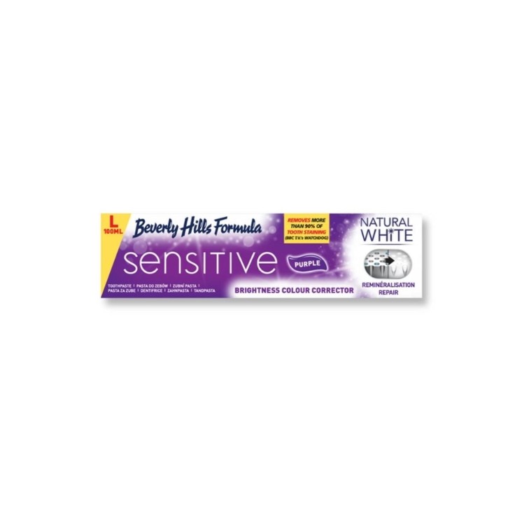 Bevery Hills Natural White Sensitive Pasta do zębów 100 ml