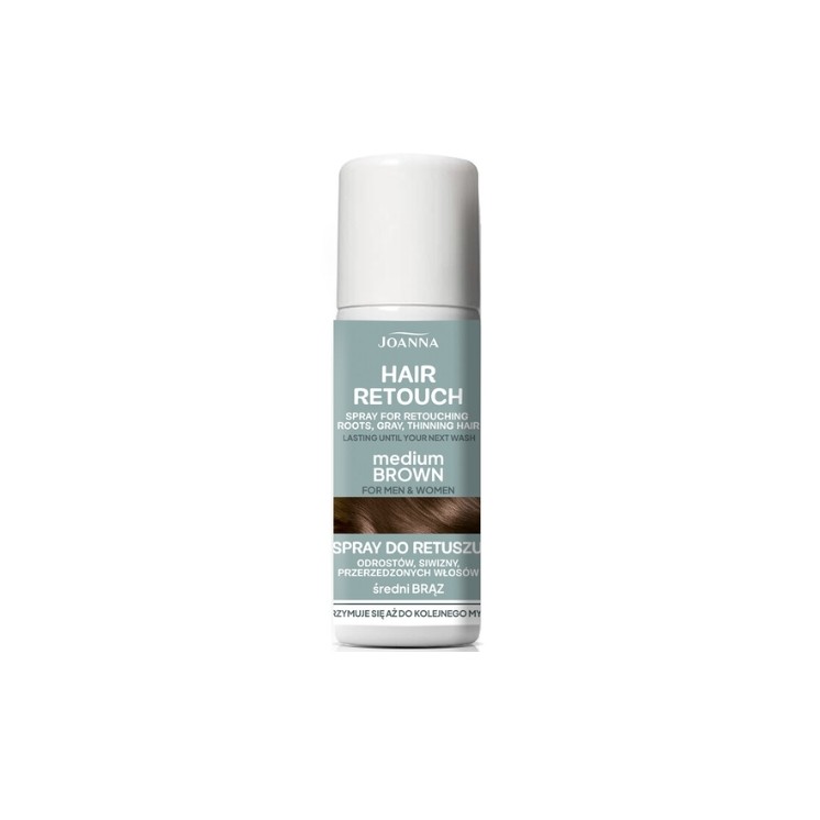 Joanna Retouch Spray do retuszu odrostów Medium brown 75 ml