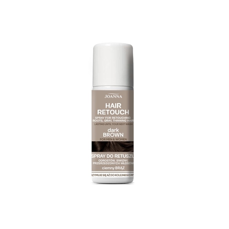Спрей Joanna Retouch для ретуші відрослого волосся Dark brown 75 мл