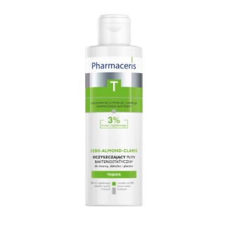 Pharmaceris T SEBO-ALMOND-CLARIS Bakteriostatyczny Płyn 3% kwasu migdałowego 190 ml