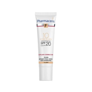 Pharmaceris F Capilar-Correction afdekkende vloeistof voor vasculaire huid SPF20 /10/ Porcelain 30 ml