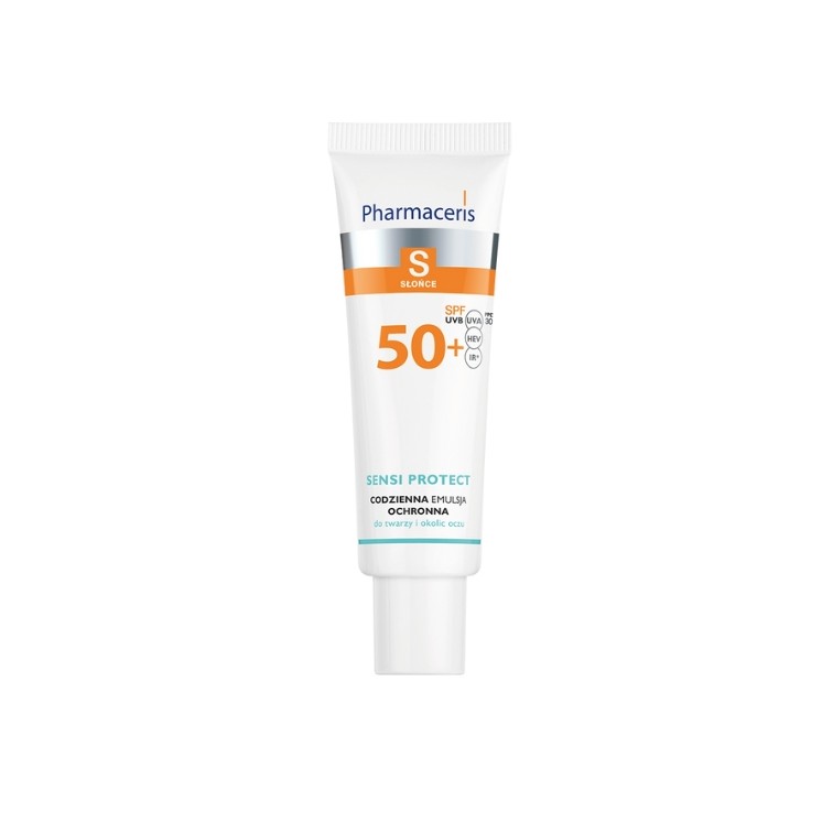 Pharmaceris S Sensi Protect codzienna Emulsja ochronna do twarzy SPF50+ 50 ml