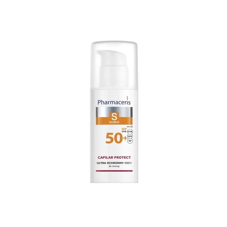 Захисний крем Pharmaceris S Capilar Protect для шкіри з судинами SPF50 + 50 мл