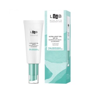 AA LAAB Clear Skin Solution Ultralichte normaliserende en beschermende gezichtsgel SPF50 40 ml