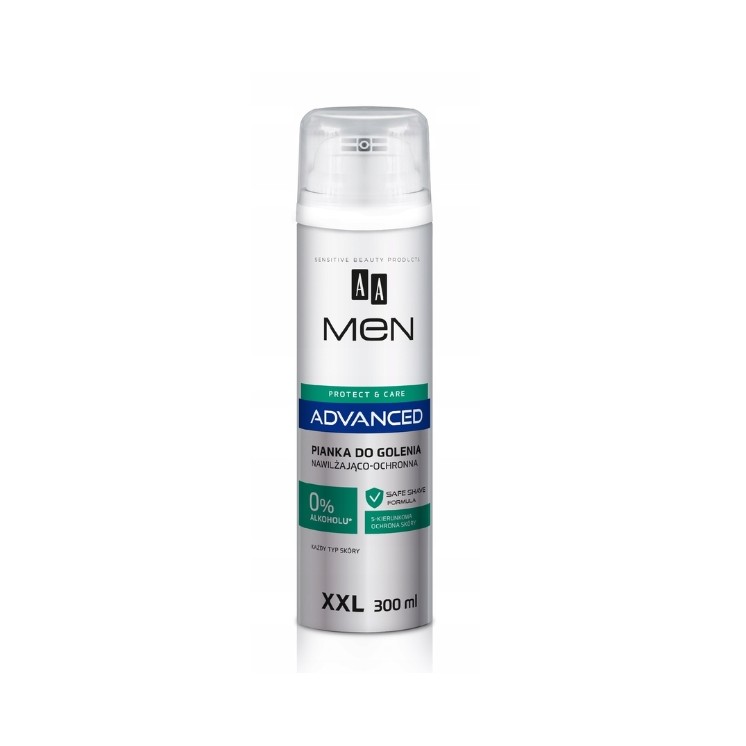 AA Men Advanced Hydraterende en Beschermende Scheerschuim 300 ml