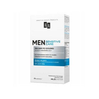 AA Men Sensitive Aftershave Balsem verzachtend en regenererend 100 ml