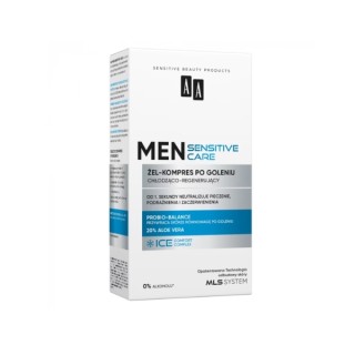 AA Men Sensitive Aftershave Gel-Kompresse kühlend-regenerierend 100 ml