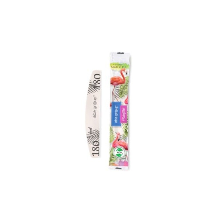 Пилка для нігтів Aba Group Safe Package Dual 180/180 Crescent-Bush