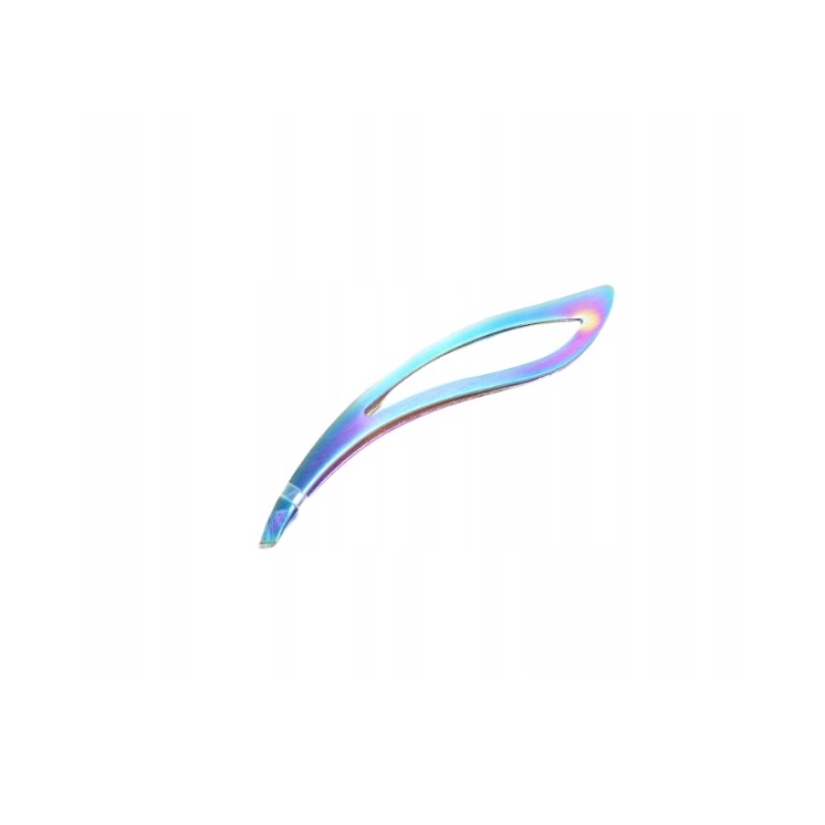 Aba Group Rainbow Eyebrow Tweezers, Teardrop Shape, 1 piece