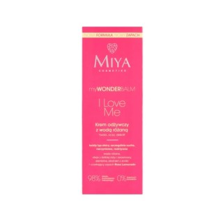 Miya Cosmetics myWONDERbalm Nourishing Face Cream with Rose Water I Love Me 75 ml