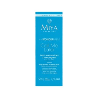 Miya Cosmetics myWONDERbalm regenererende gezichtscrème met microalgen Call Me Later 75 ml