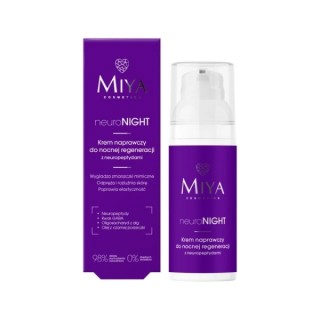 Miya Cosmetics neuroNIGHT Repair Nachtcreme mit Neuropeptiden 50 ml