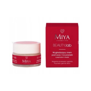 Miya Cosmetics BEAUTY .lab smoothing Oog- en ooglidcrème met koperpeptide 15 ml
