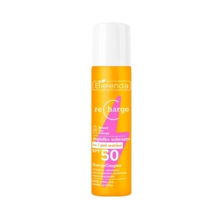 Захисний спрей Bielenda Recharge під макіяж і під ним SPF50 75 мл
