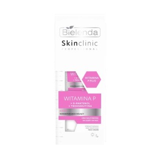 Bielenda Skin Clinic Professional зміцнювальний та заспокійливий крем для обличчя з вітаміном P 40 мл