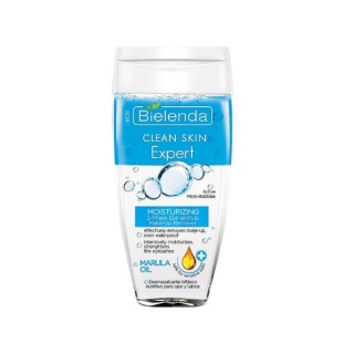 Bielenda Clean Skin Expert Zweiphasiger feuchtigkeitsspendender Augen-Make-up-Entferner Marulaöl 150 ml