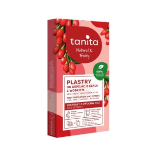 Tanita Natural &Fruity Goji Wax Lichaamsontharingsstrips 12 stuks