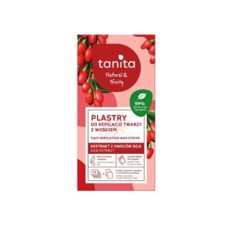 Tanita Natural &Fruity Goji Wax Gezichtsontharingsstrips 12 stuks