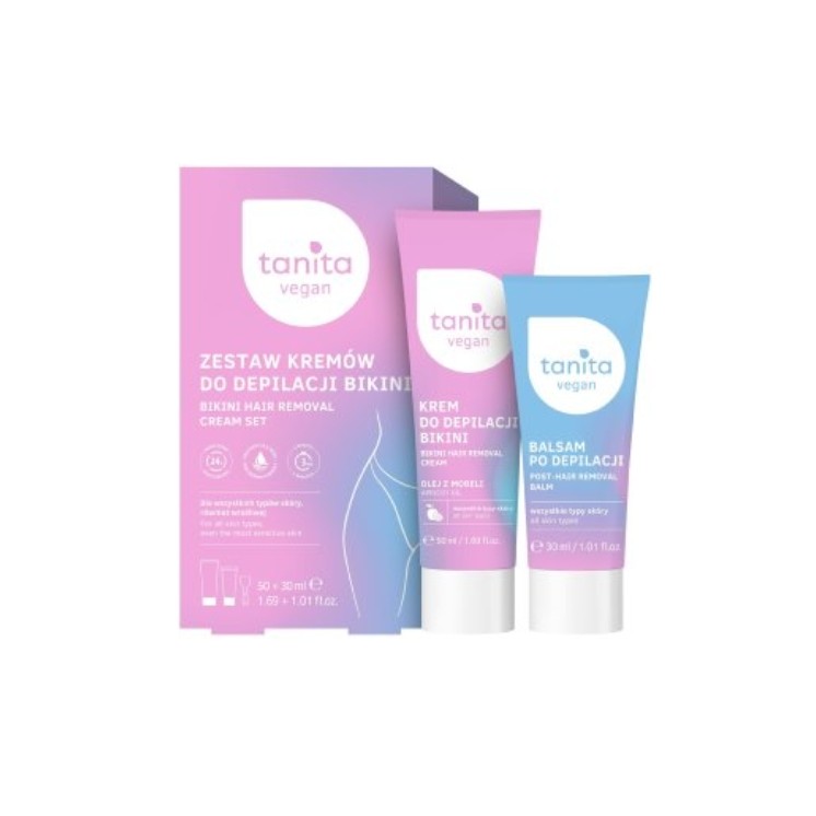 Tanita Vegan Set Bikini Ontharingscrème 50 ml + Post-ontharingsbalsem 30 ml