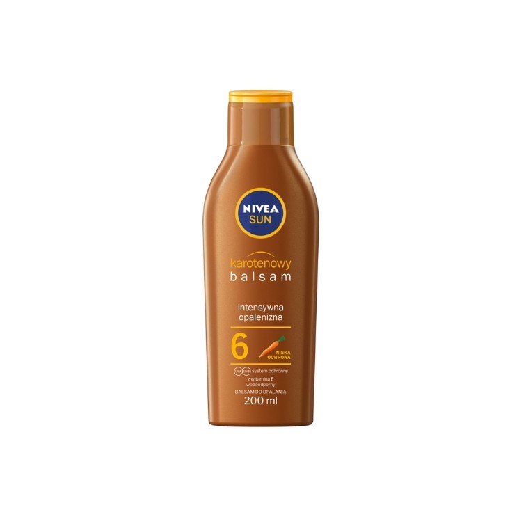 Сонцезахисний лосьйон Nivea Sun з каротином SPF6 200 мл