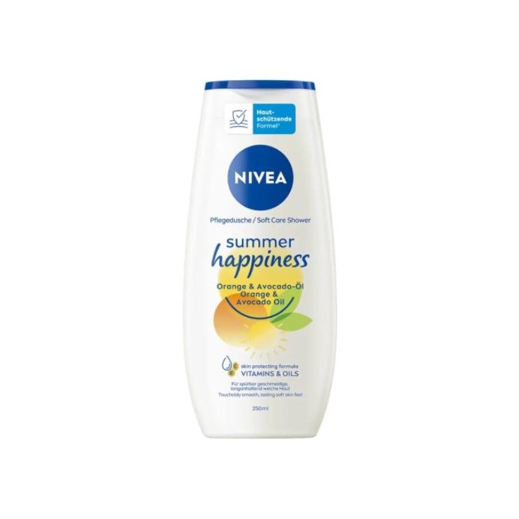 Nivea Summer Happiness Shower Gel Orange & Avocado 250 ml