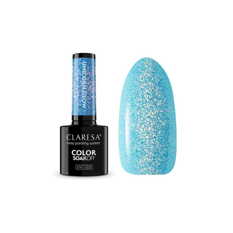 Гібридний лак для нігтів Claresa Unicorn Glow /1/ 5 g