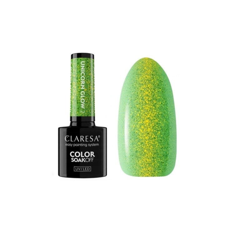 Гібридний лак для нігтів Claresa Unicorn Glow /2/ 5 g