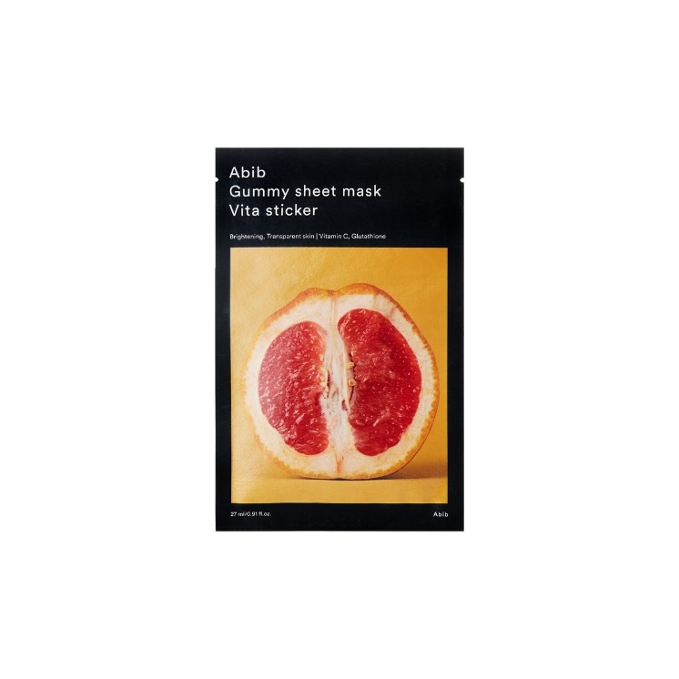 Освітлююча тканинна маска Abib Gummy Sheet Mask Vita Sticker 27 мл