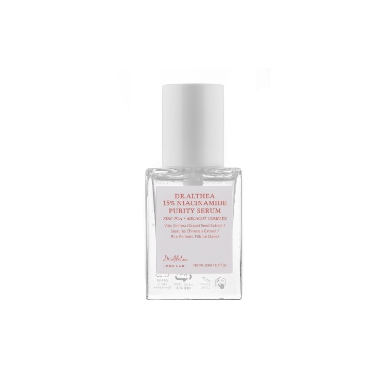 Dr. Althea 15% Niacinamide Purity Serum Facial Serum with Niacinamide 30 ml