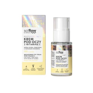Освітлювальний крем для очей So!flow з вітаміном С 15 мл