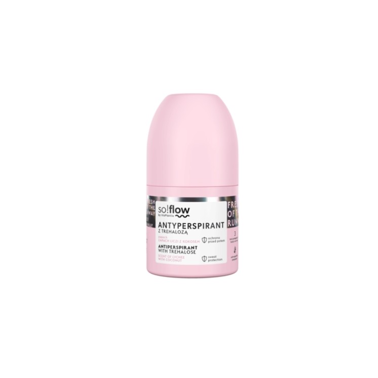 So!flow Antiperspirant with Trehalose Lychee with Coconut 50 ml