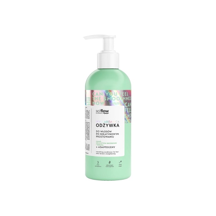 So!flow Smoothing Conditioner voor haar na keratine straightening 400 ml