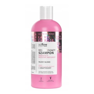 So!flow Color Shampoo verleiht blond Haar rosa Highlights 300 ml