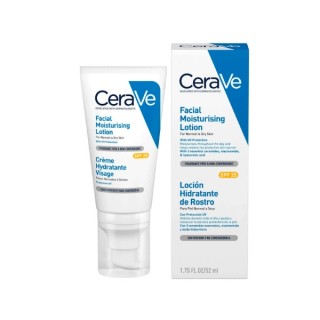Зволожувальний крем для обличчя Cerave для нормальної та сухої шкіри SPF30 52 мл