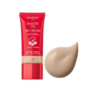La BB Crème Légère Healthy Mix 03 Beige unifie le teint et donne au teint un aspect ego et éclatant.