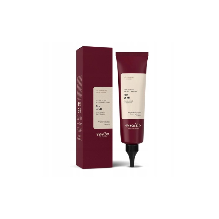 Стимулюючий кислотний Peeling для шкіри голови Resibo First Of All 100 мл
