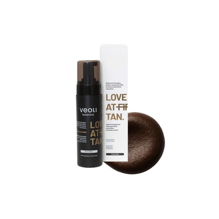 Veoli Botanica Love At First Tan Express Body Tanning Foam Chocolate Shade Cocoa Kiss 200 ml
