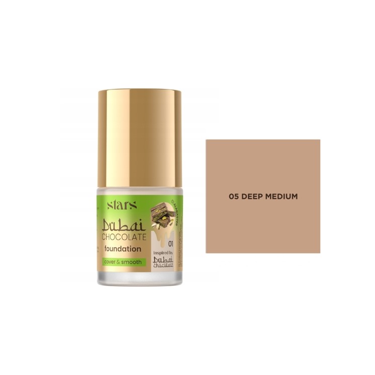 Stars from the stars Dubai Chocolate Foundation Gezichtsfoundation /05/ Diep Medium 25 g