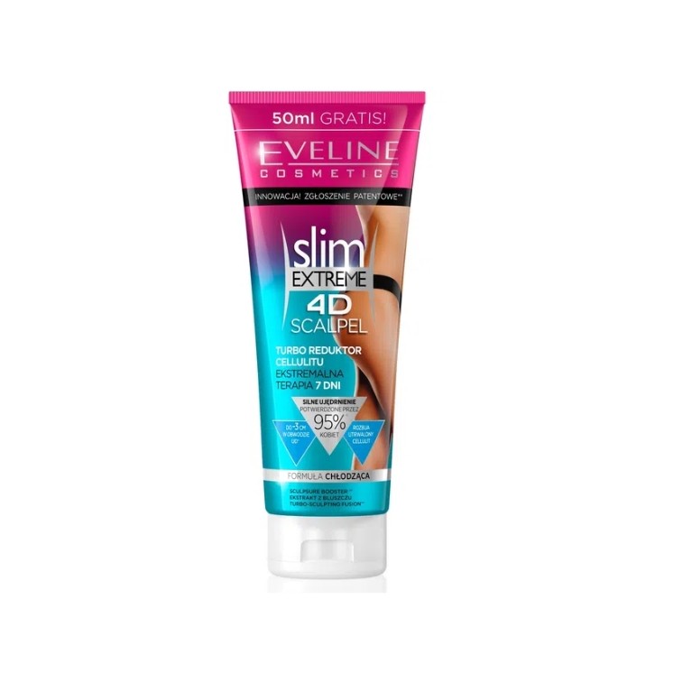 Eveline 4D Slim Extreme Scalpel Turbo Réducteur de Cellulite 250 ml