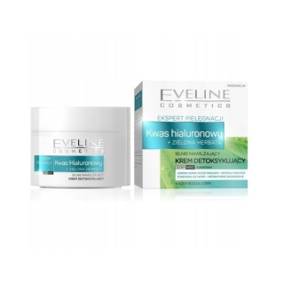 Crème Visage Intensive Hydratante Eveline Acide Hyaluronique + Thé Vert 50 ml