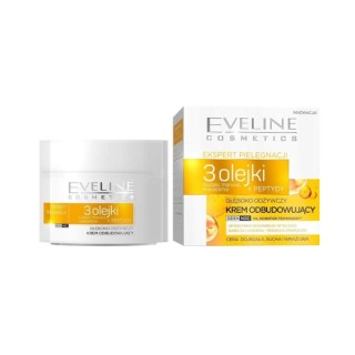 Eveline 3 Oils + Peptides Deeply Nourishing Face Cream 50 ml