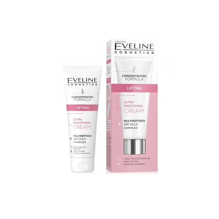 Крем для обличчя Eveline Concentrated Formula Ultra Lifting Smoothing Face Cream Multipeptides 50 мл