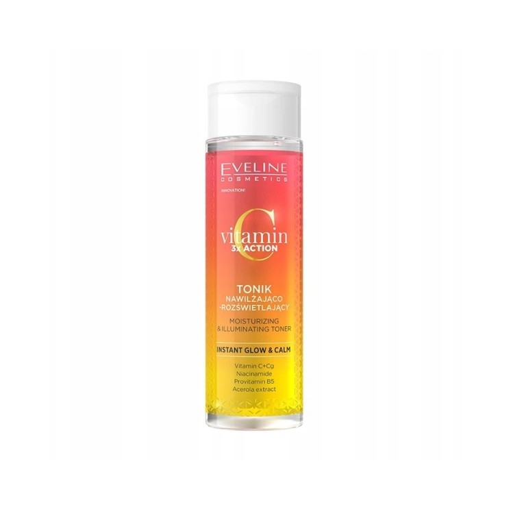 Eveline Vitamin C 3x Action Moisturizing and Brightening Facial Toner 200 ml