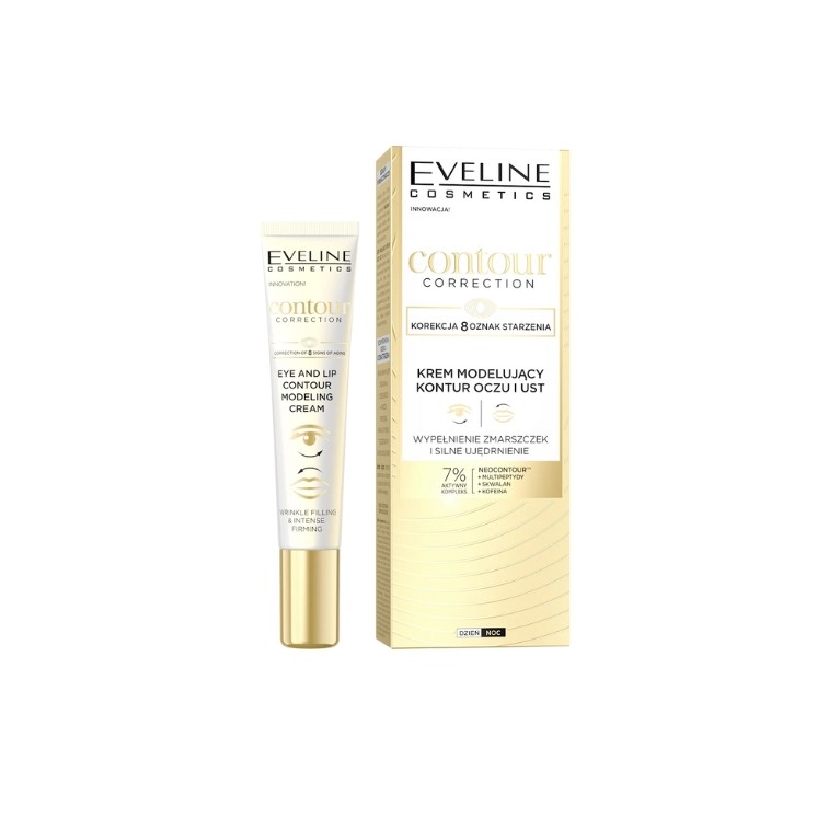 Крем для моделювання контуру очей та губ Eveline Contour Correction 20 мл
